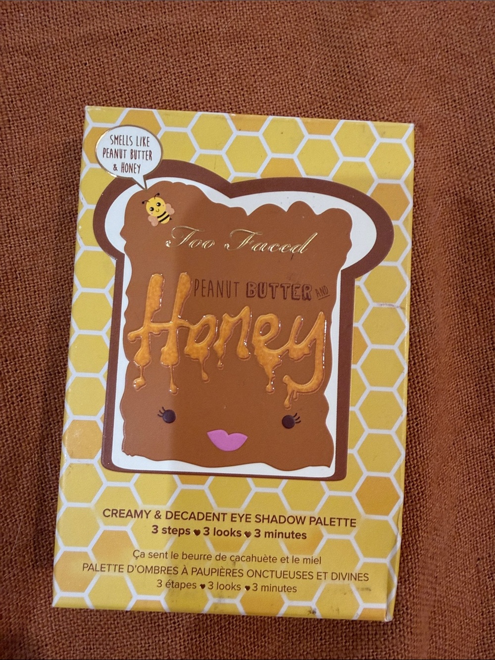 Too Faced Peanut Butter & Honey Eyeshadow Palette - Yellow, Brown
